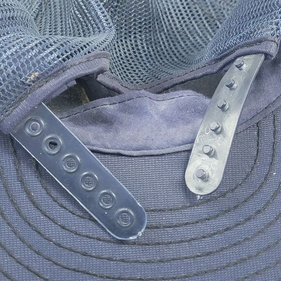 Vintage CAT Diesel Power Mesh Trucker Cap USA‎ Adjustable Blue Caterpillar Inc - Picture 12 of 12